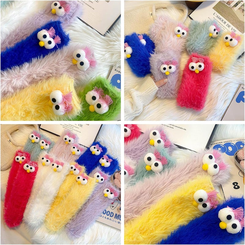 TFTSR Crazy Funny Fuzzy Silly Socks for Kids Women,Girls Fluffy Slipper Novelty Fun Socks,Boy Men Cute Cozy Soft Animal Socks - Image 3